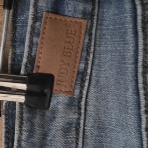 Judy Blue Patch Work Blue Jeans